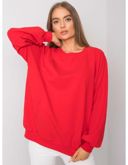 Női kapucnis pulóver Gaelle RUE PARIS piros