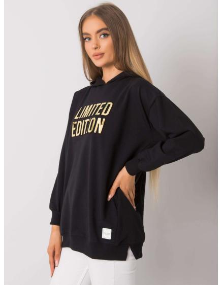 Dámská mikina s kapucí Clothilde RUE PARIS černá 