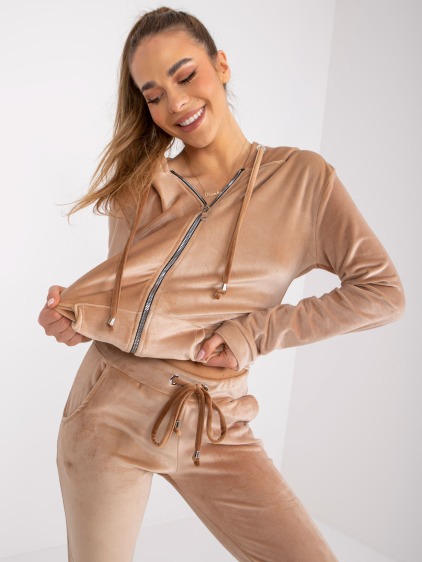 Dámska súprava s nohavicami ILARIA dark beige