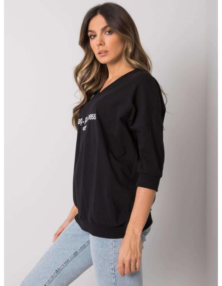 Dámská mikina s nápisem Jolanda RUE PARIS černá 