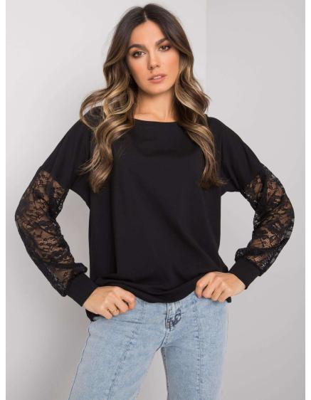 Dámská halenka Shantelle RUE PARIS černá krajková 