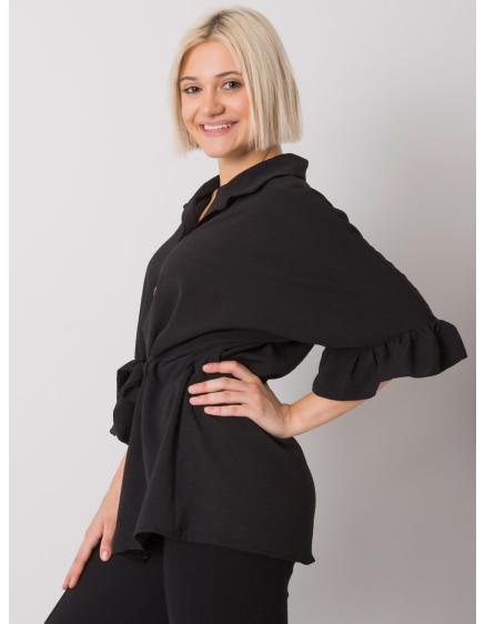 Dámská halenka s vázáním Marcia RUE PARIS černá 