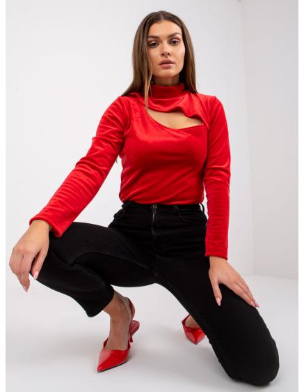 Női blúz nyakkivágással KIGALIred