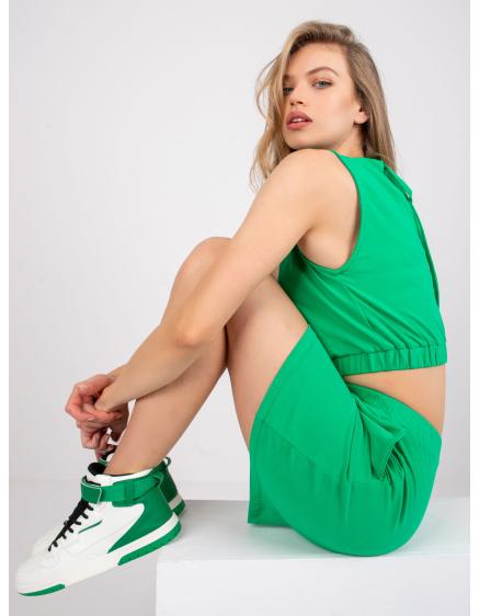 Dámska sukňová súprava Ally RUE PARIS tmavozelená