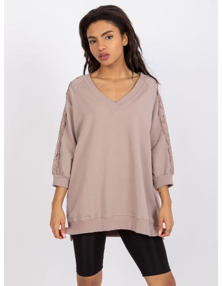 Női alkalmi blúz Leja RUE PARIS sötét bézs