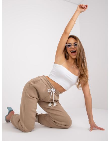 Női melegítőnadrág DARINA sötét bézs