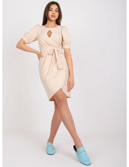 Dámské šaty mini SEVERIN béžové  