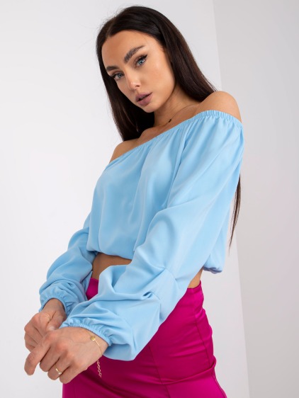 Dámska blúzka s dlhým rukávom NINELI light blue