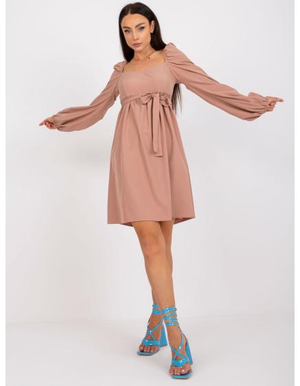 Dámske koktailové mini šaty JILLIE béžové