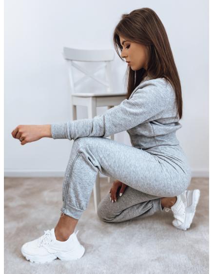 Dámská tepláková souprava KEILI světle šedá