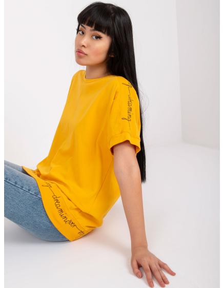 Női alkalmi pamut blúz FRIA világos narancssárga