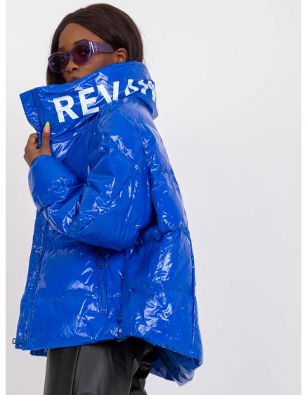 Dámska prechodná prešívaná bunda RIKI tmavomodrá