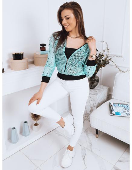 Dámska bunda bomber NANES modrá