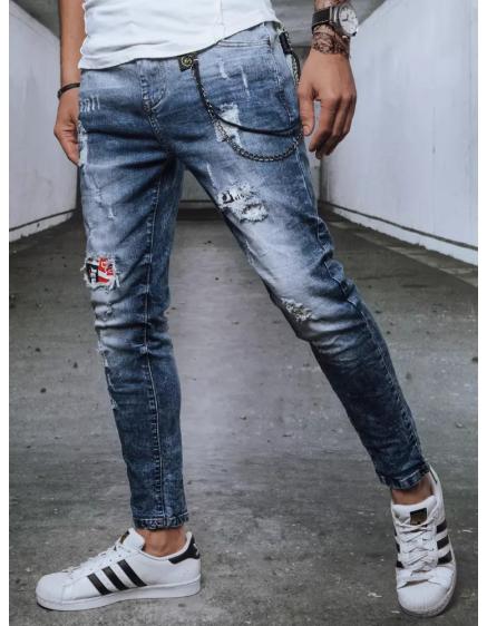 Pánske džínsové nohavice LEVA modré