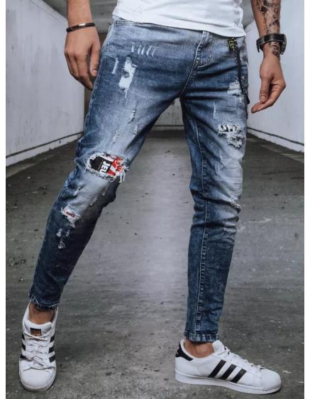 Pánske džínsové nohavice LEVA modré