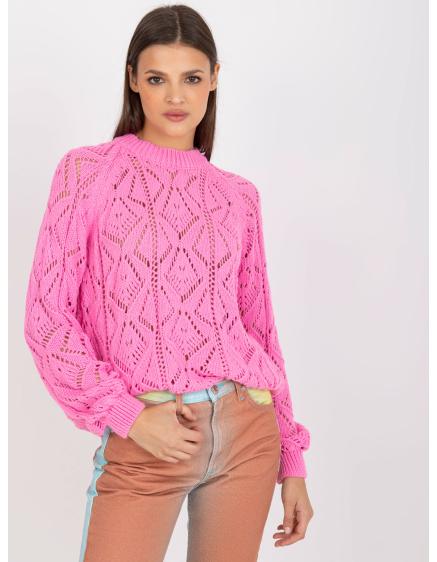 Dámský svetr RUE PARIS růžový 