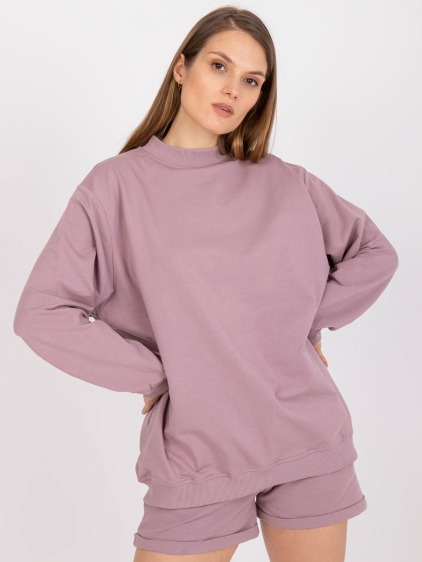 Dámska základná oversize mikina BASE pink