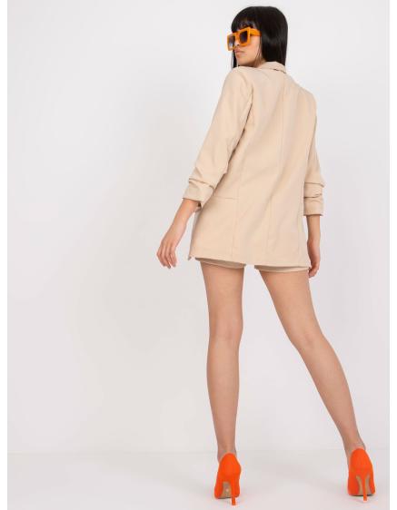 Dámska súprava s vreckami elegantná JARRED béžová