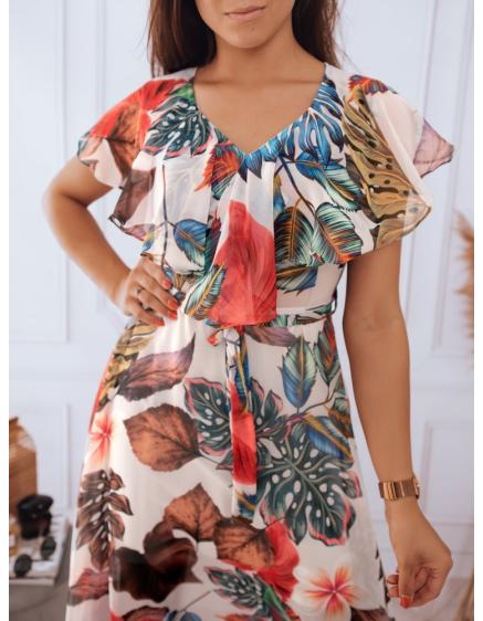 Női CRESPO II maxi ruha fehér