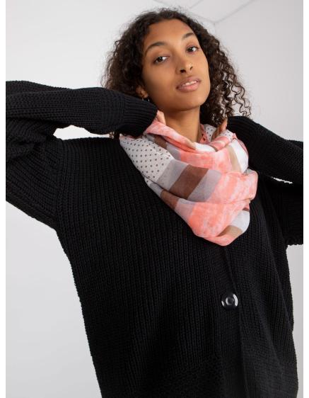 Női sál LATISHA korall