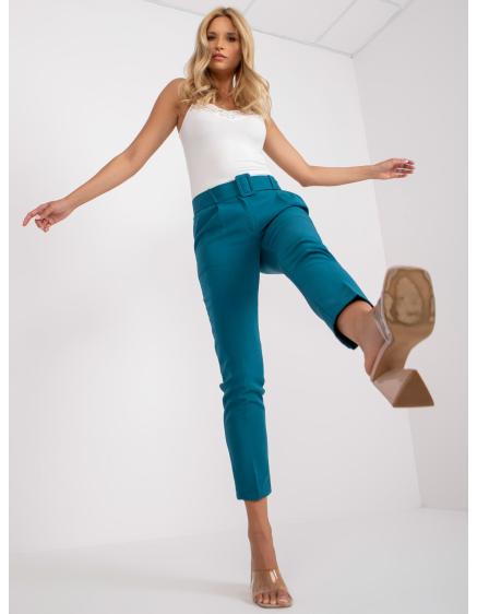 Dámské kalhoty s páskem GIULIA modré