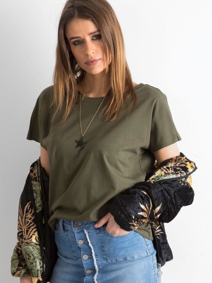 Dámské tričko FIRE khaki