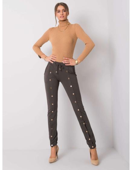 Női melegítőnadrág LIMMA sötét khaki színű