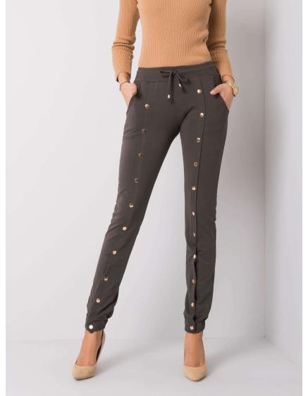 Női melegítőnadrág LIMMA sötét khaki színű