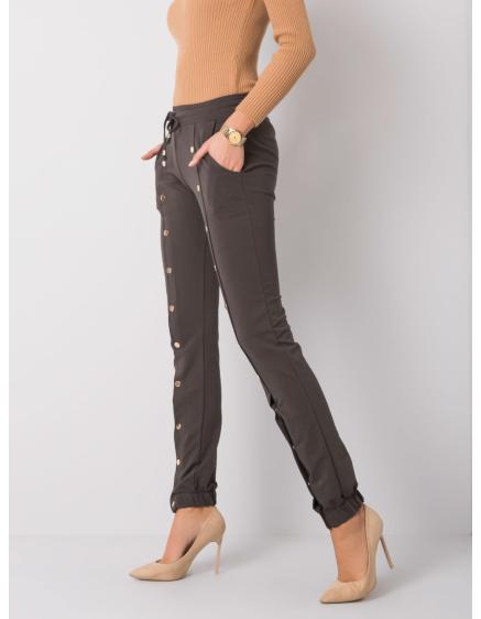 Női melegítőnadrág LIMMA sötét khaki színű