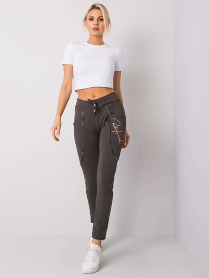 Dámske tepláky MAURA dark khaki