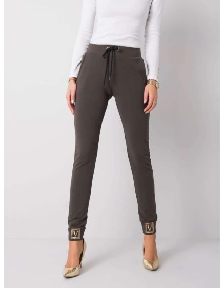 Női melegítőnadrág GIULIANNA sötét khaki színű