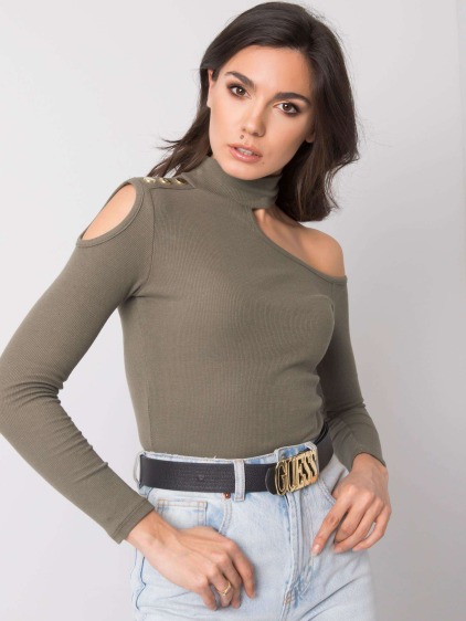 Dámská halenka Aubrey OCH BELLA khaki 