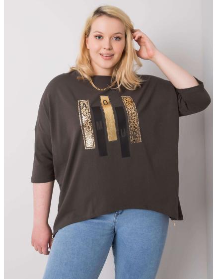 Dámská halenka IZZY tmavě khaki 