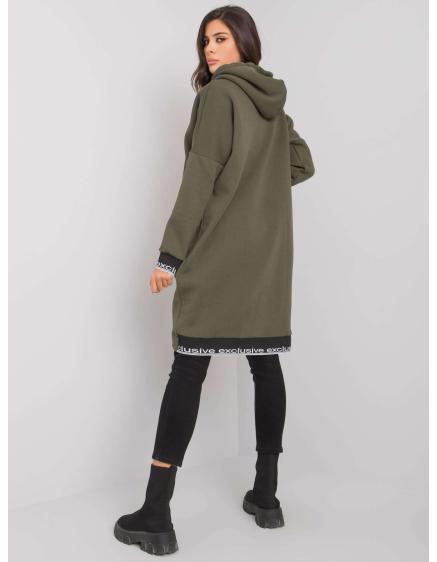 Dámská mikina bez kapuce MAYAR khaki 