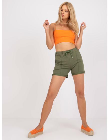Dámske šortky s viazaním CHANCE khaki