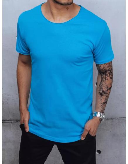 Férfi póló SAY türkizkék