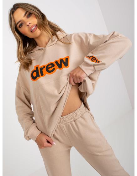 Női nyomtatott tréningruha AHERN bézs