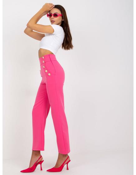 Dámske nohavice s vysokým pásom TRIDA pink