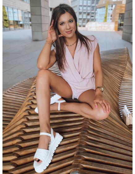 INDILA pulóver világos rózsaszín