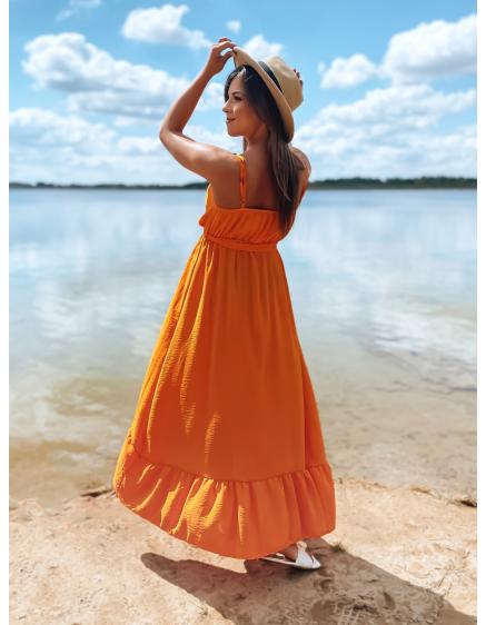 Női EDIF ruha narancssárga