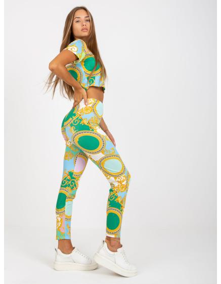 Dámská souprava pro volný čas s legínami ADIA zelená 