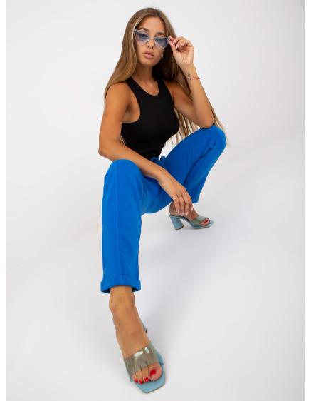 Női egyenes szárú melegítőnadrág APRILLIA sötétkék