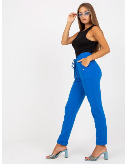 Női egyenes szárú melegítőnadrág APRILLIA sötétkék