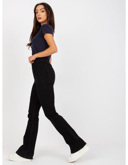 Dámské tričko s výstřihem BASE tmavě modré  