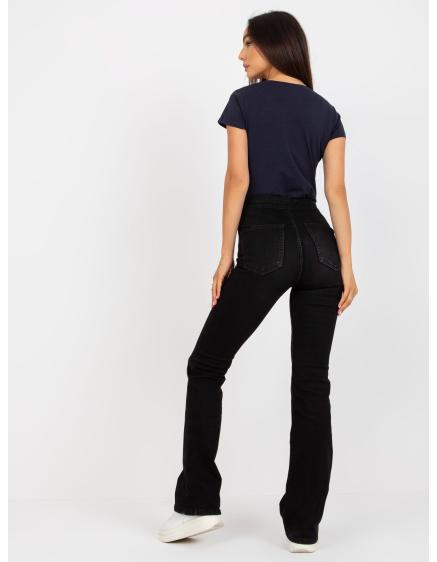 Dámské tričko s výstřihem BASE tmavě modré  