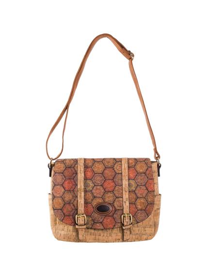 Dámská kabelka přes rameno s nastavitelným popruhem LUMA světle hnědá 