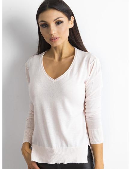 Dámský svetr WISH světle růžový 