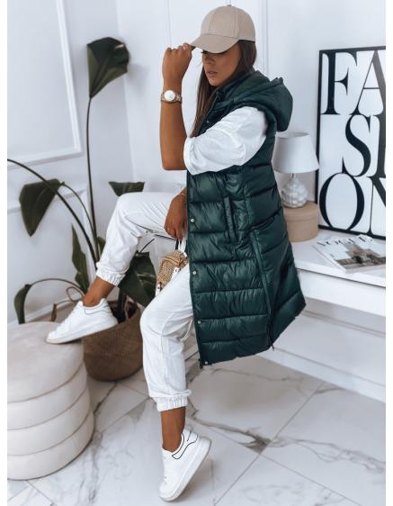 Dámská vesta VISAN tmavě zelená