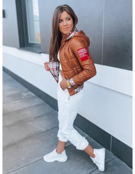 Dámská bunda KERTA hnědá