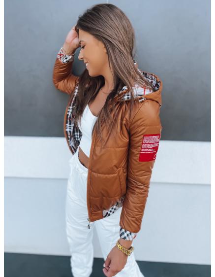 Dámská bunda KERTA hnědá